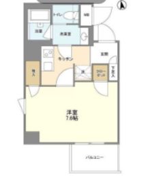 ミリアレジデンス赤坂 608 間取り図