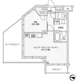 レジディア笹塚2 316 間取り図