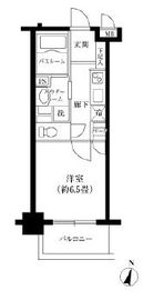 レジディア神田東 203 間取り図