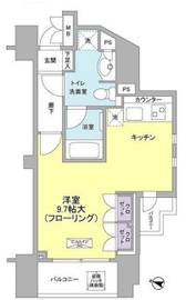 東急ドエルグラフィオ広尾 203 間取り図