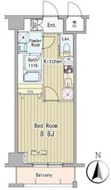 フォンターナ入谷 604 間取り図