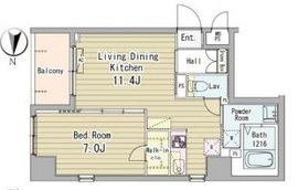 フォンターナ入谷 207 間取り図