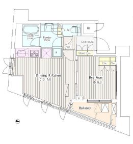 アイスイート東中野 505 間取り図