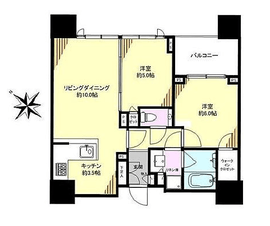 グランドミレーニア タワー＆スイート 6階 間取り図