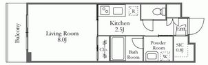 ガーデン富ヶ谷 215 間取り図