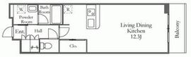 ガーデン富ヶ谷 307 間取り図