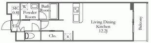 ガーデン富ヶ谷 309 間取り図