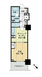 ライオンズタワー池袋 5階 間取り図