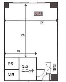 赤坂レジデンシャルホテル 7階 間取り図