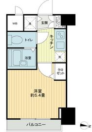 グランド・ガーラ西麻布 9階 間取り図