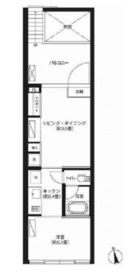 パークジオ学芸大学 201 間取り図