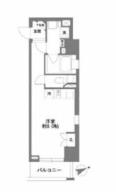 コスモグラシア清澄白河 507 間取り図