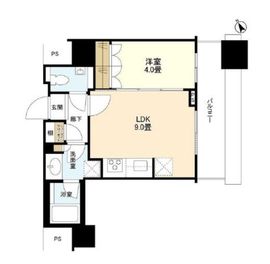 エアライズタワー 11階 間取り図