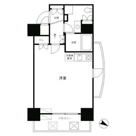 レジディア麻布十番2 201 間取り図