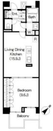 ブリリアイスト三軒茶屋アイビーテラス i221 間取り図