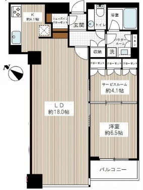 ガレリアグランデ 11階 間取り図