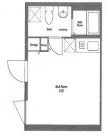 EDIT代々木 A205 間取り図