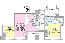 ザ・パークハウス水天宮前 6階 間取り図