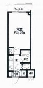 HF東日本橋レジデンス 204 間取り図