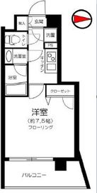 エルフラット高輪台 2階 間取り図