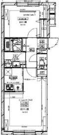 LEGALAND東品川 201 間取り図