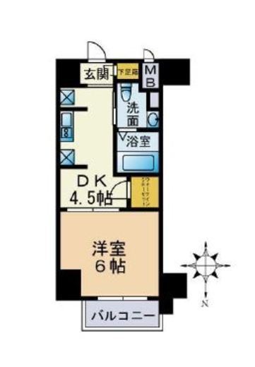 セレニティコート虎ノ門 3階 間取り図