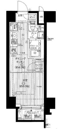 セレニティコート虎ノ門 11階 間取り図
