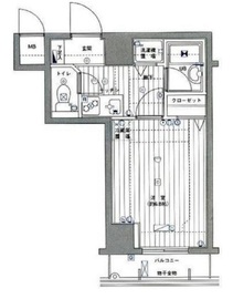 グランド・ガーラ麻布十番 2階 間取り図