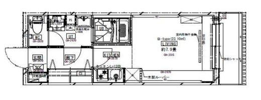 LEGALAND東品川 103 間取り図