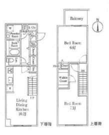 LEGALAND東品川 402 間取り図