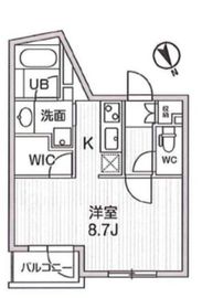 レジデンス白金高輪 305 間取り図