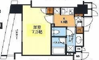クオリア門前仲町 11階 間取り図