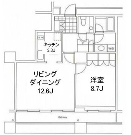 グランパークハイツ 305 間取り図