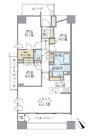 パークホームズ二子玉川ヒルトップ 8階 間取り図