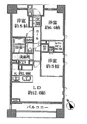 パークホームズ二子玉川ヒルトップ 9階 間取り図