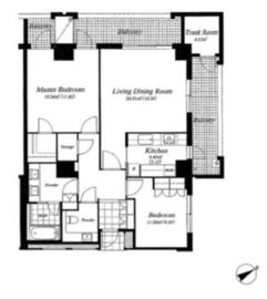 麻布第一マンションズ 315 間取り図