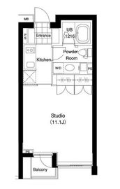 ル・シヤージュ神宮前 303 間取り図