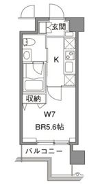 カスタリア中目黒 302 間取り図