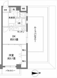 カスタリア新宿7丁目 404 間取り図
