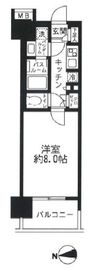 セントラルプレイス新宿御苑前 15階 間取り図