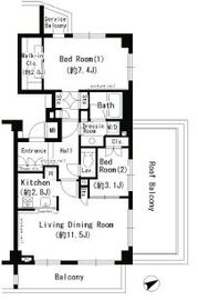 パークアクシス学芸大学 509 間取り図