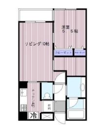 ウェリス麻布狸穴 2階 間取り図
