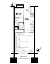 ブリリア銀座id 9階 間取り図