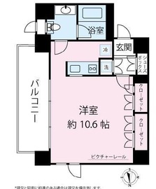 アゼリアテラス新宿 3階 間取り図