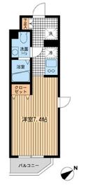 モノトーノ門前仲町 201 間取り図