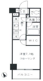 パークリュクス渋谷北参道mono 5階 間取り図