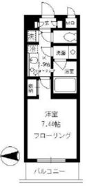 ラ・グランドゥール白金 205 間取り図