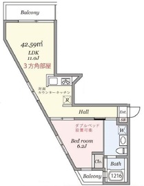 グランドハウス中目黒 506 間取り図