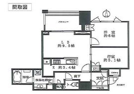 ザ・レジデンス三田 9階 間取り図