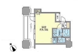 ルネ新宿御苑タワー 1201 間取り図